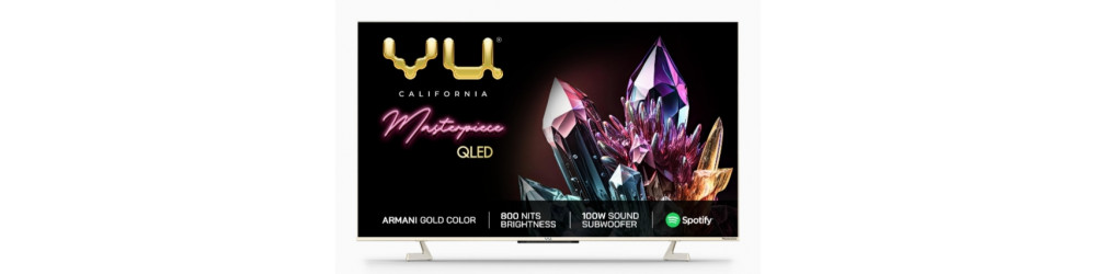 Television: Vu (55 inches) Rs.60799 to Rs.63999